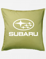 Подушка Subaru оливково-зелёная