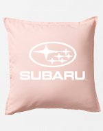 Подушка Subaru светло-розовая