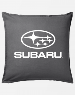 Подушка Subaru тёмно-серая